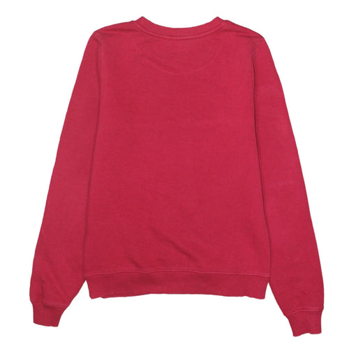 Tommy Hilfiger Men's Red XS Crew Neck Cotton Pullover Sweatshirt