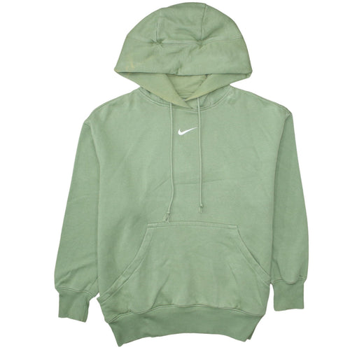 Nike Men's Green Pullover Hoodie Size S Fleece Regular Fit