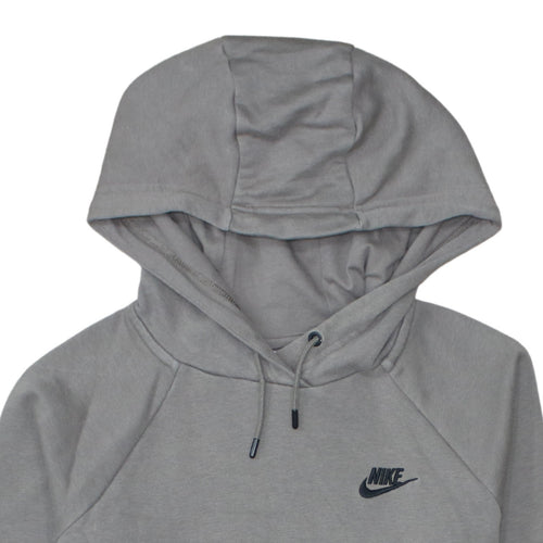 Nike Men's Grey Pullover Hoodie S Regular Fit Sportswear