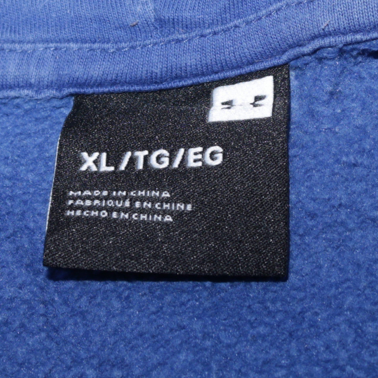 Under Armour Mens Blue XL Pullover Hoodie Sweatshirt with Logo