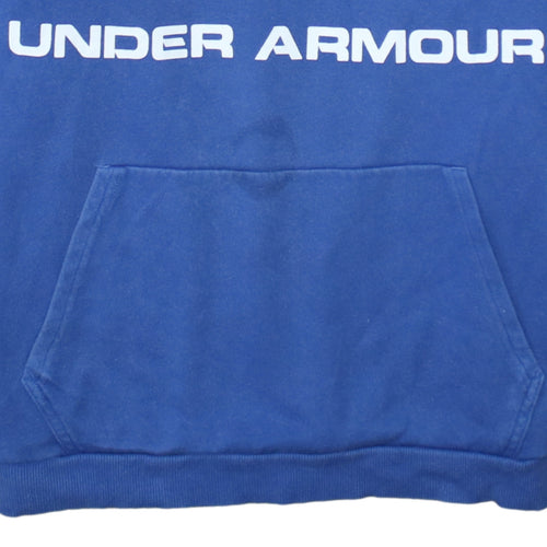 Under Armour Mens Blue XL Pullover Hoodie Sweatshirt with Logo