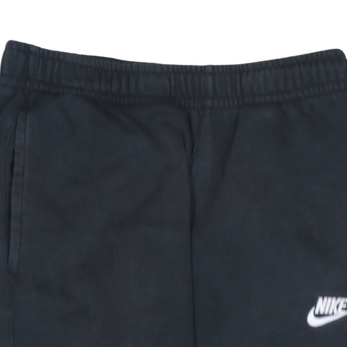 Nike Men's Black Jogger Sweatpants Size S Fleece Regular Fit