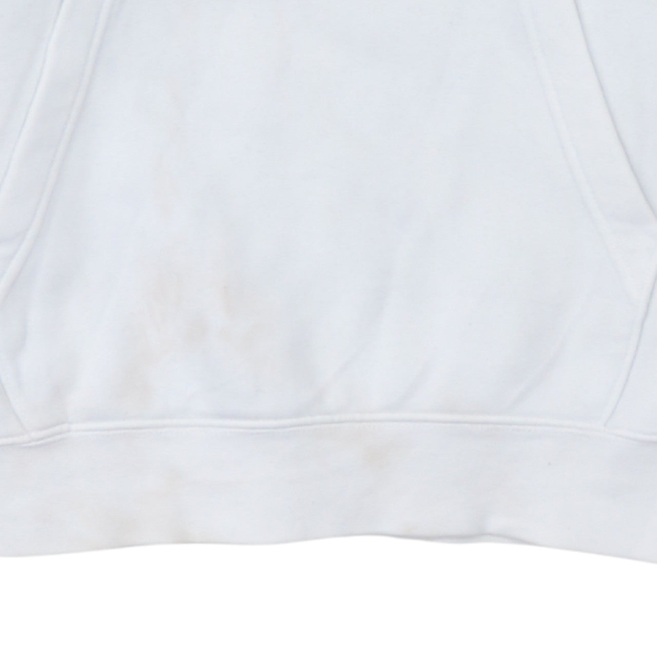 Nike Men's White XS Pullover Hoodie with Logo and Drawstring