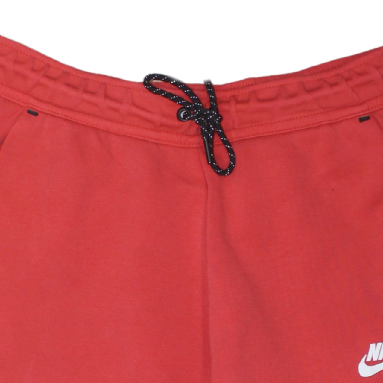 Nike Men's Red Jogger Sweatpants S Regular Fit Fleece Tapered Trousers