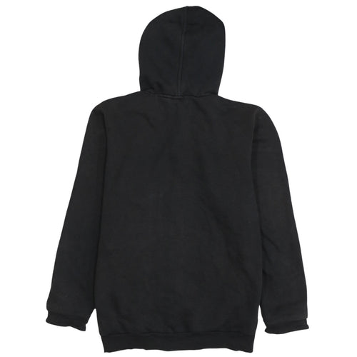 Puma Boys Black Full Zip Hoodie 12 Years Fleece Geometric Print