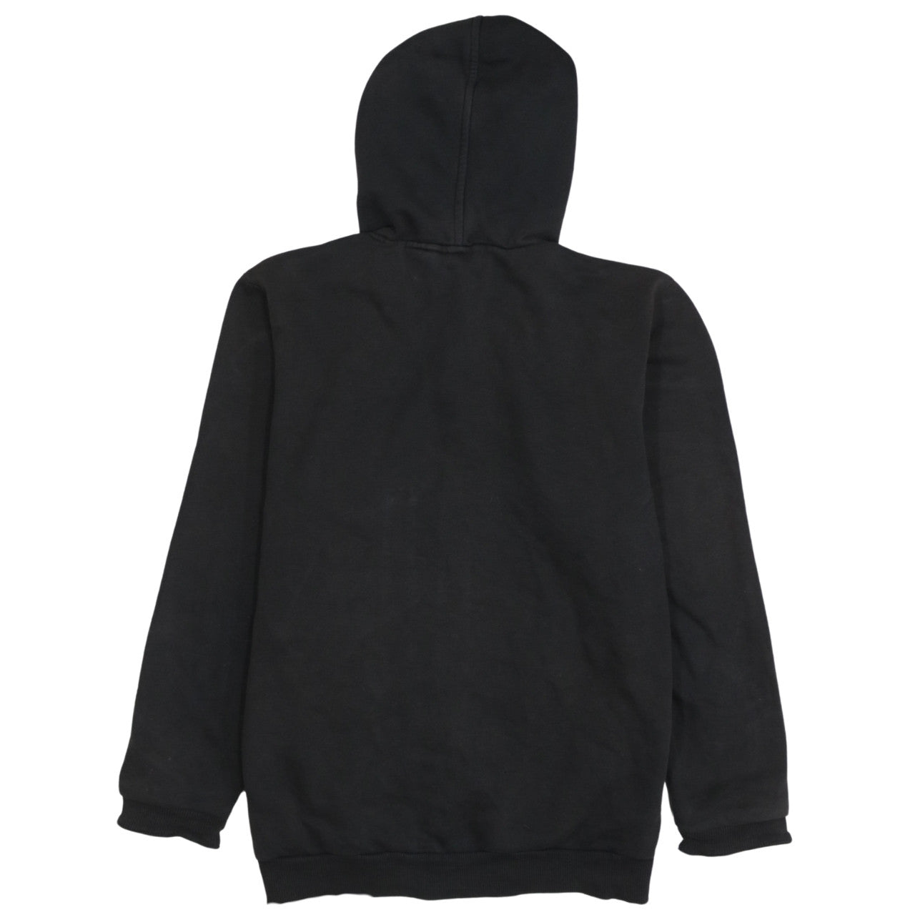 Puma Boys Black Full Zip Hoodie 12 Years Fleece Geometric Print