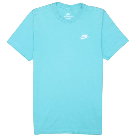 Nike Men's Blue XS Crew Neck Cotton T-Shirt