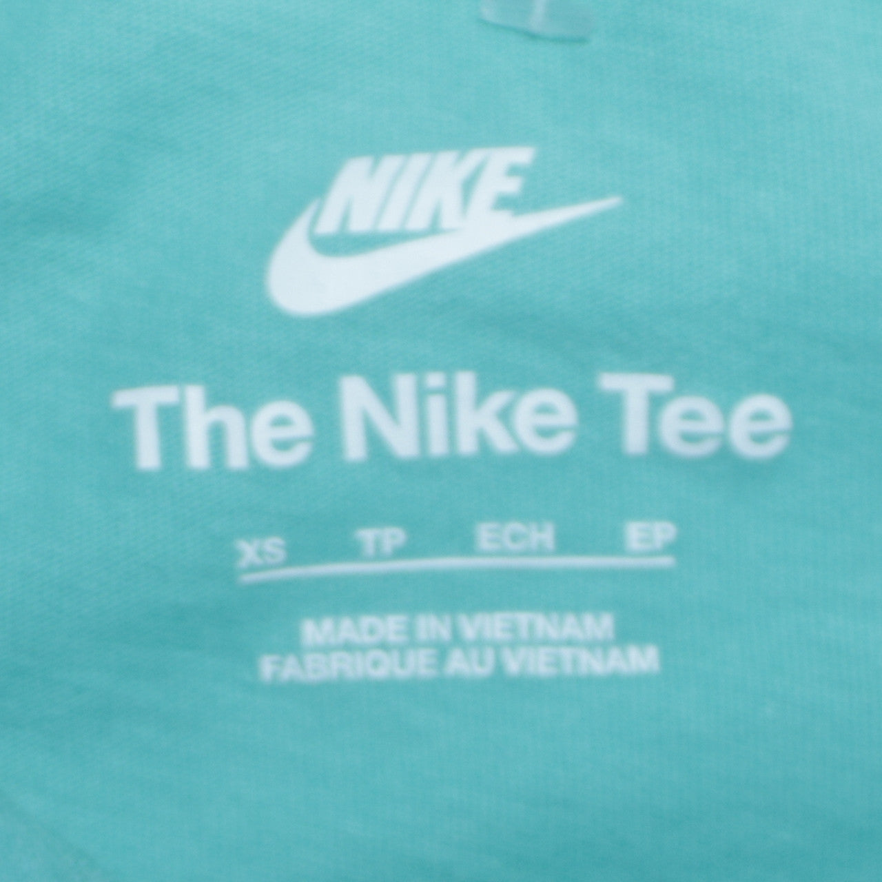 Nike Men's Blue XS Crew Neck Cotton T-Shirt