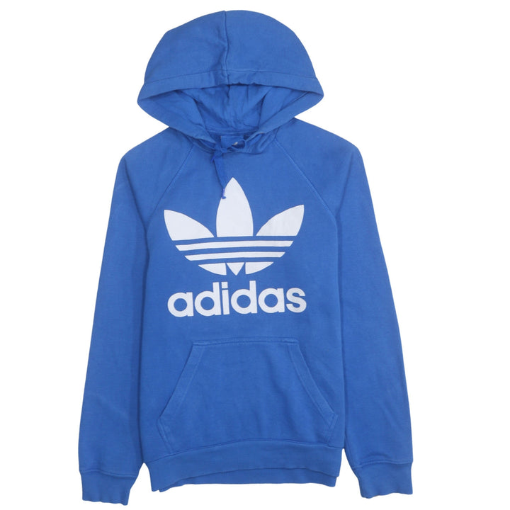 Adidas Men's Blue Pullover Hoodie XS Sports Logo Pullover