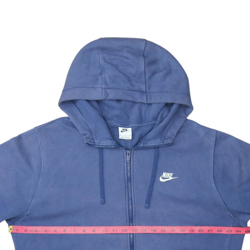 Nike Men's Blue XL Full Zip Hoodie Fleece Sweatshirt