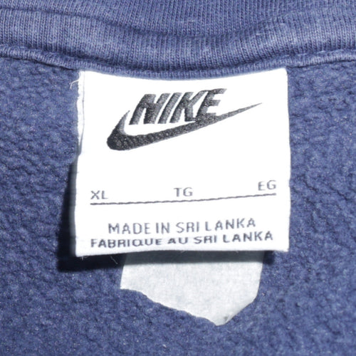 Nike Men's Blue XL Full Zip Hoodie Fleece Sweatshirt