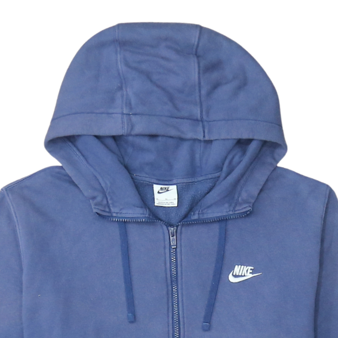 Nike Men's Blue XL Full Zip Hoodie Fleece Sweatshirt