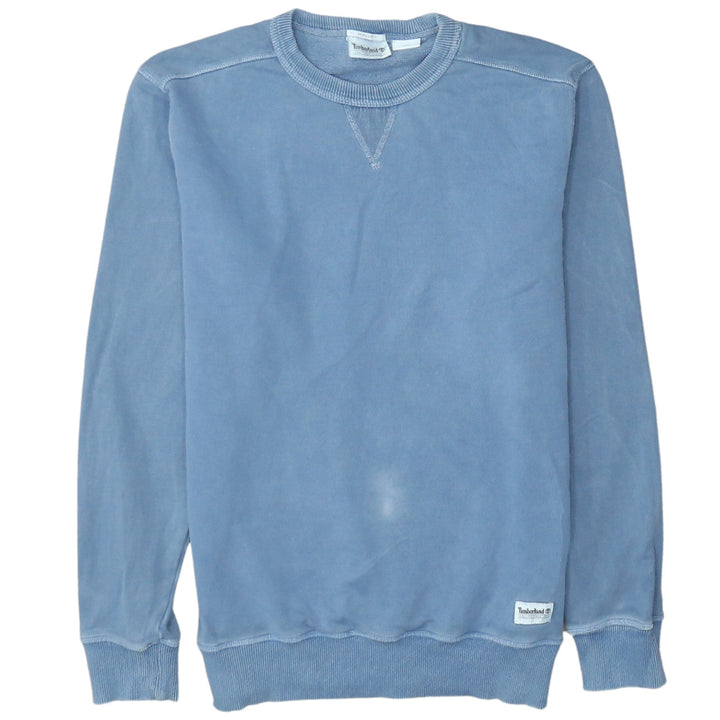 Timberland Men's Blue Regular Fit Cotton Pullover Sweatshirt Size S