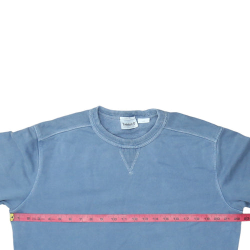 Timberland Men's Blue Regular Fit Cotton Pullover Sweatshirt Size S