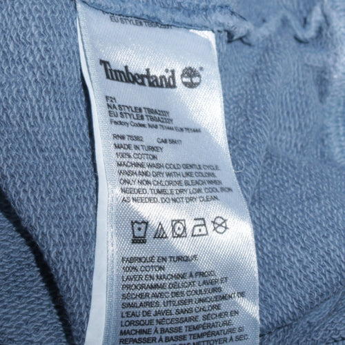 Timberland Men's Blue Regular Fit Cotton Pullover Sweatshirt Size S