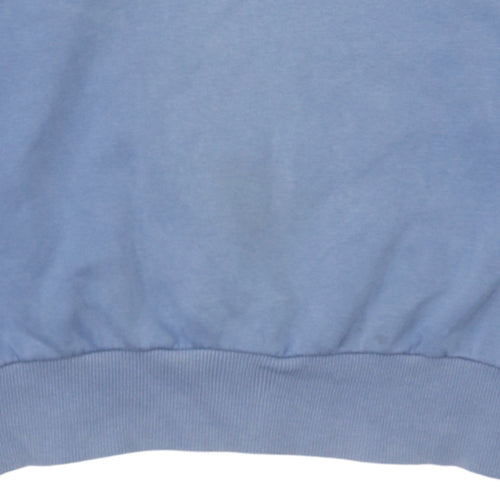 Puma Men's Blue Crew Neck Logo Sweatshirt Size M
