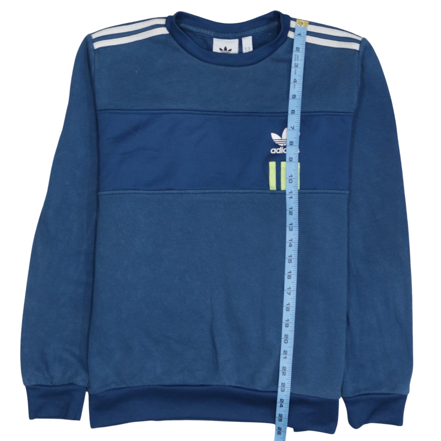 Adidas Men's Blue Crew Neck Pullover Sweatshirt Size M