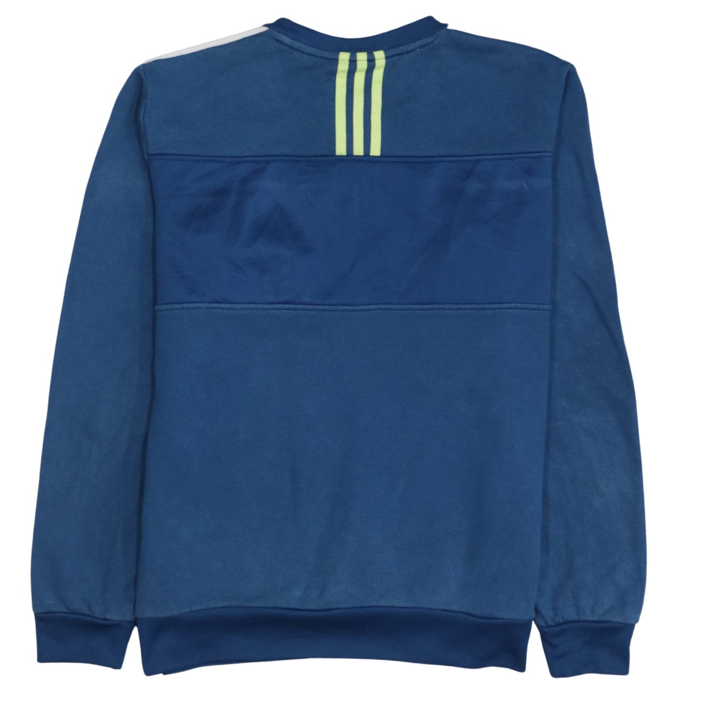 Adidas Men's Blue Crew Neck Pullover Sweatshirt Size M