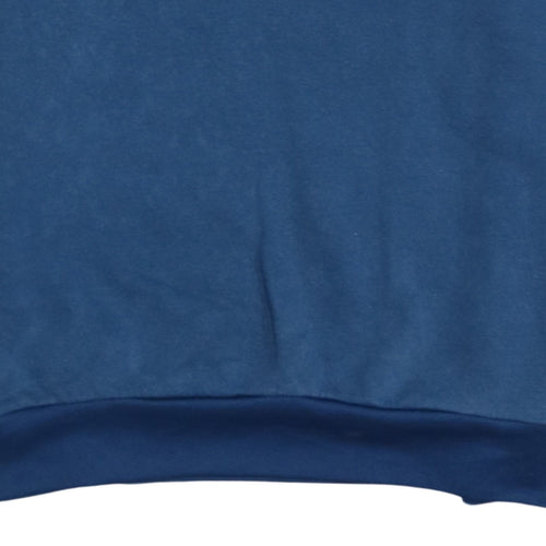 Adidas Men's Blue Crew Neck Pullover Sweatshirt Size M