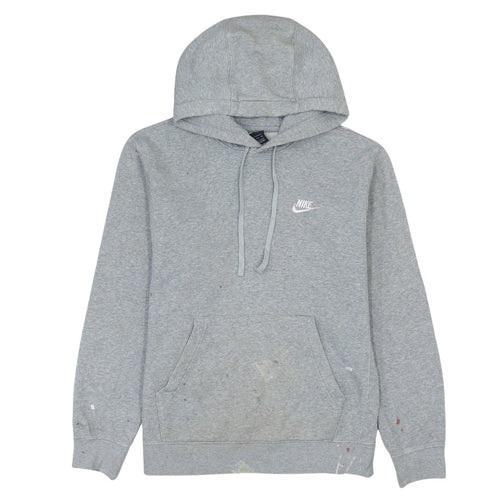 Nike Men’s Grey Pullover Hoodie XS Regular Fit Sports Style