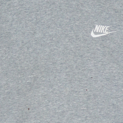 Nike Men’s Grey Pullover Hoodie XS Regular Fit Sports Style