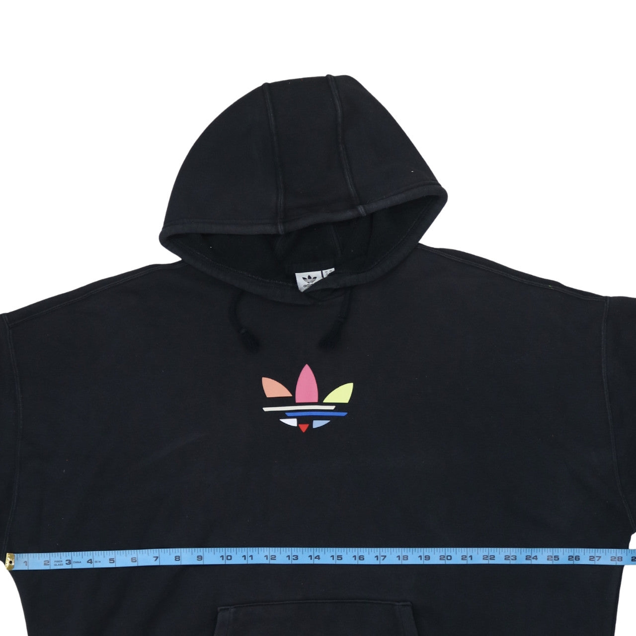 Adidas Women Black Hoodie Size 18 Pullover Hooded Sweatshirt