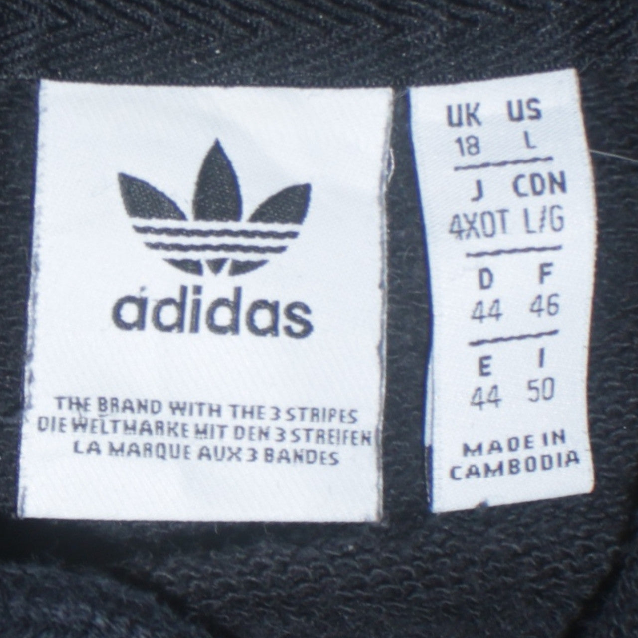 Adidas Women Black Hoodie Size 18 Pullover Hooded Sweatshirt