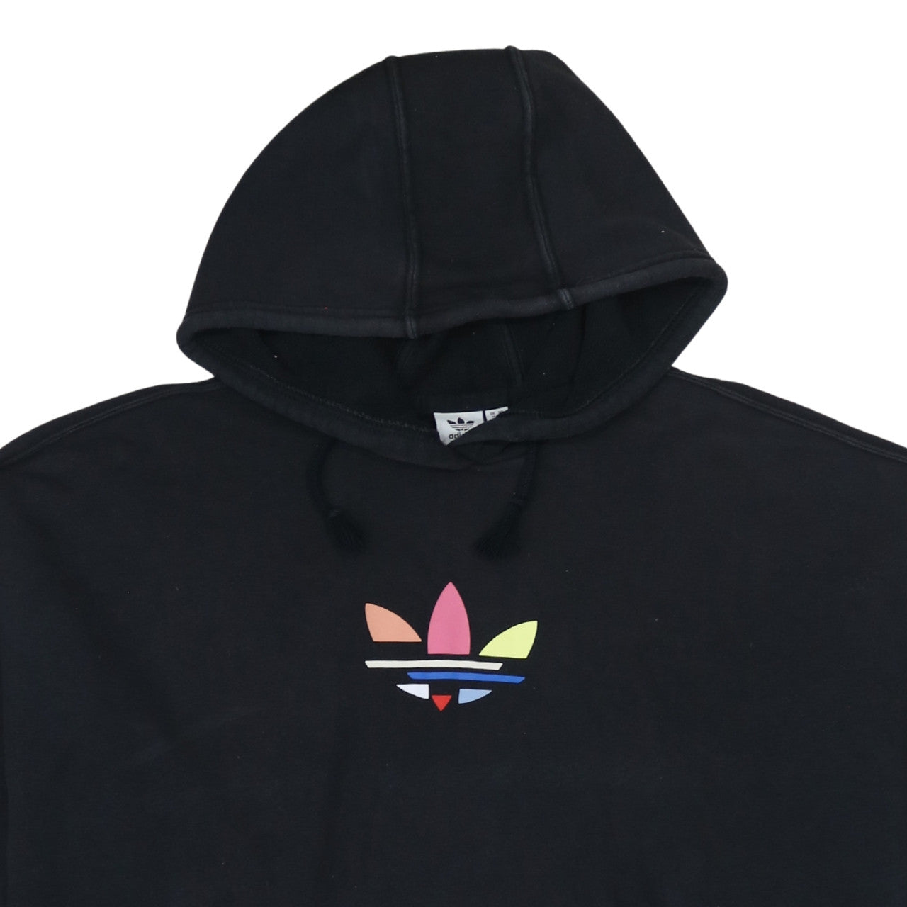 Adidas Women Black Hoodie Size 18 Pullover Hooded Sweatshirt