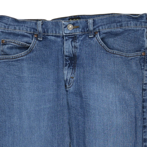 Lee Men’s Blue Regular Fit Straight Denim Jeans 36x29