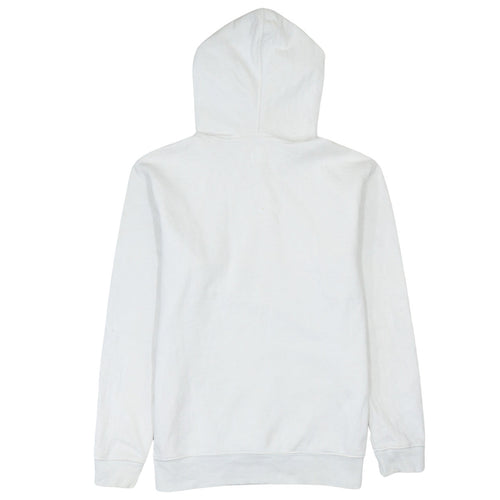 GAP Mens White XS Pullover Hoodie Logo Fleece Sweatshirt