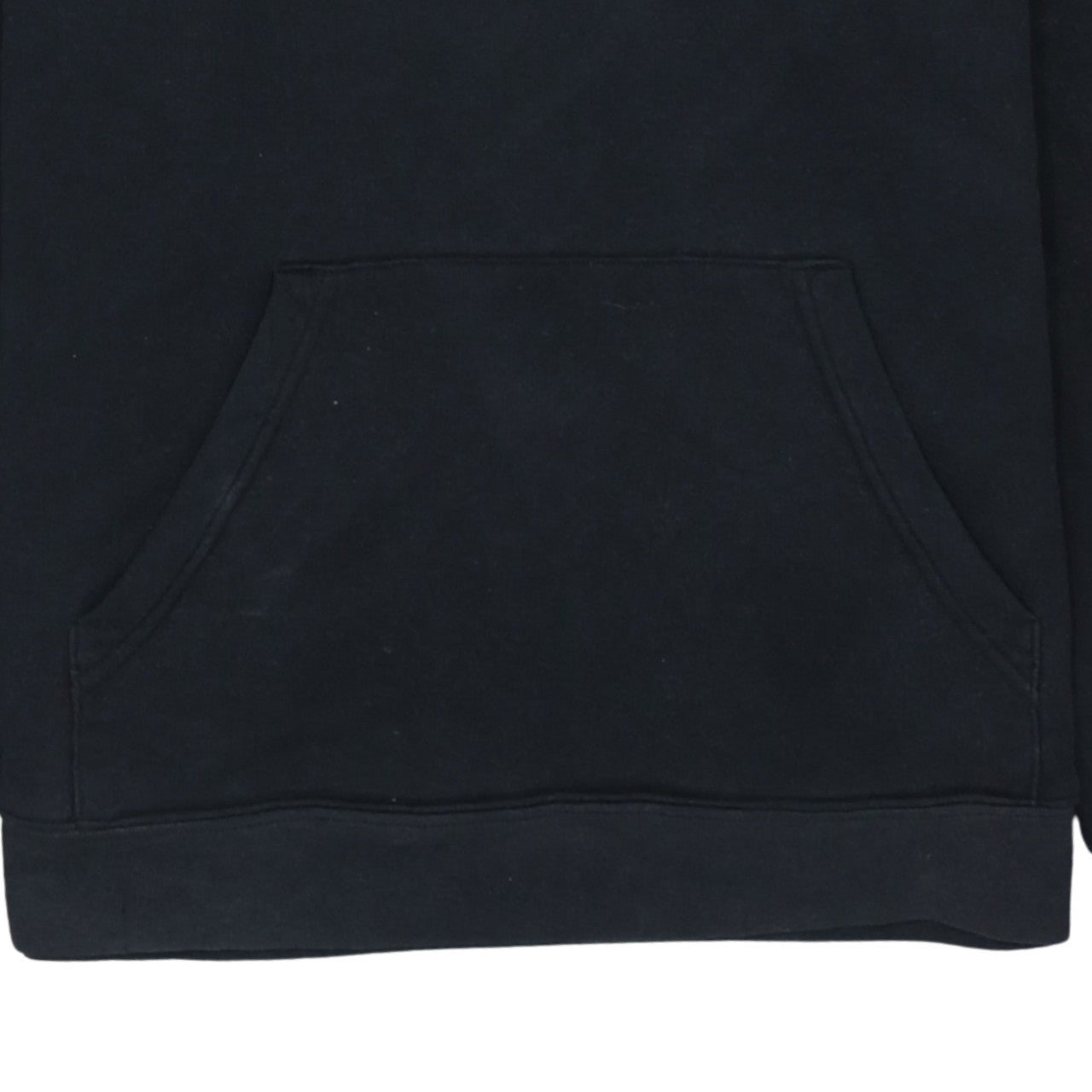 Fila Mens Black Pullover Hoodie L Logo Print Long Sleeve Casual
