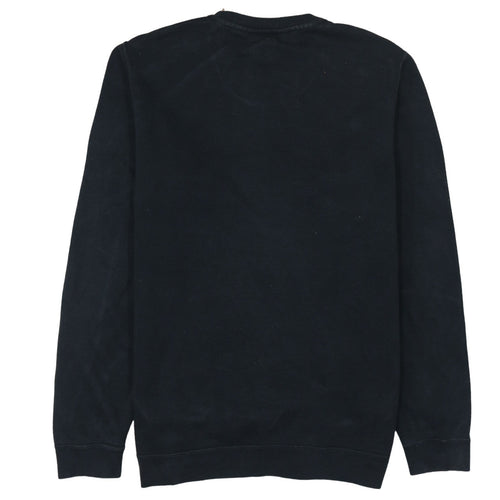 Nike Men's Black M Crew Neck Pullover Sweatshirt Logo Fleece