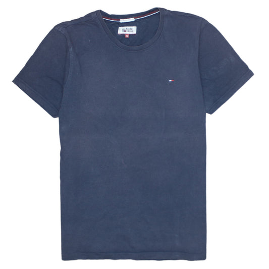 Tommy Hilfiger Denim Men's Blue XL Crew Neck Cotton T-Shirt