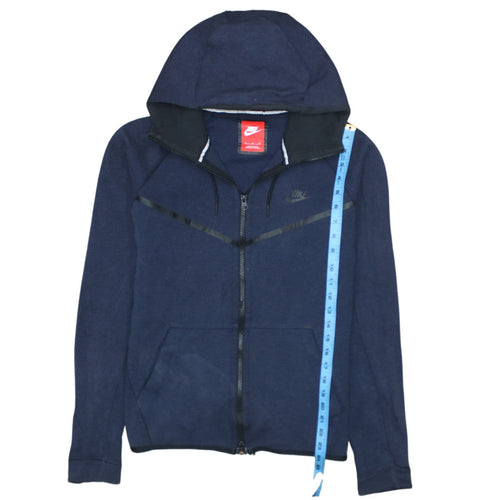 Nike Men's Blue Full Zip Hoodie Size M Sportswear Sweatshirt
