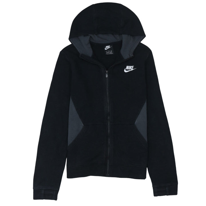 Nike Boys Black Full Zip Fleece Hoodie XL 13-15 Years