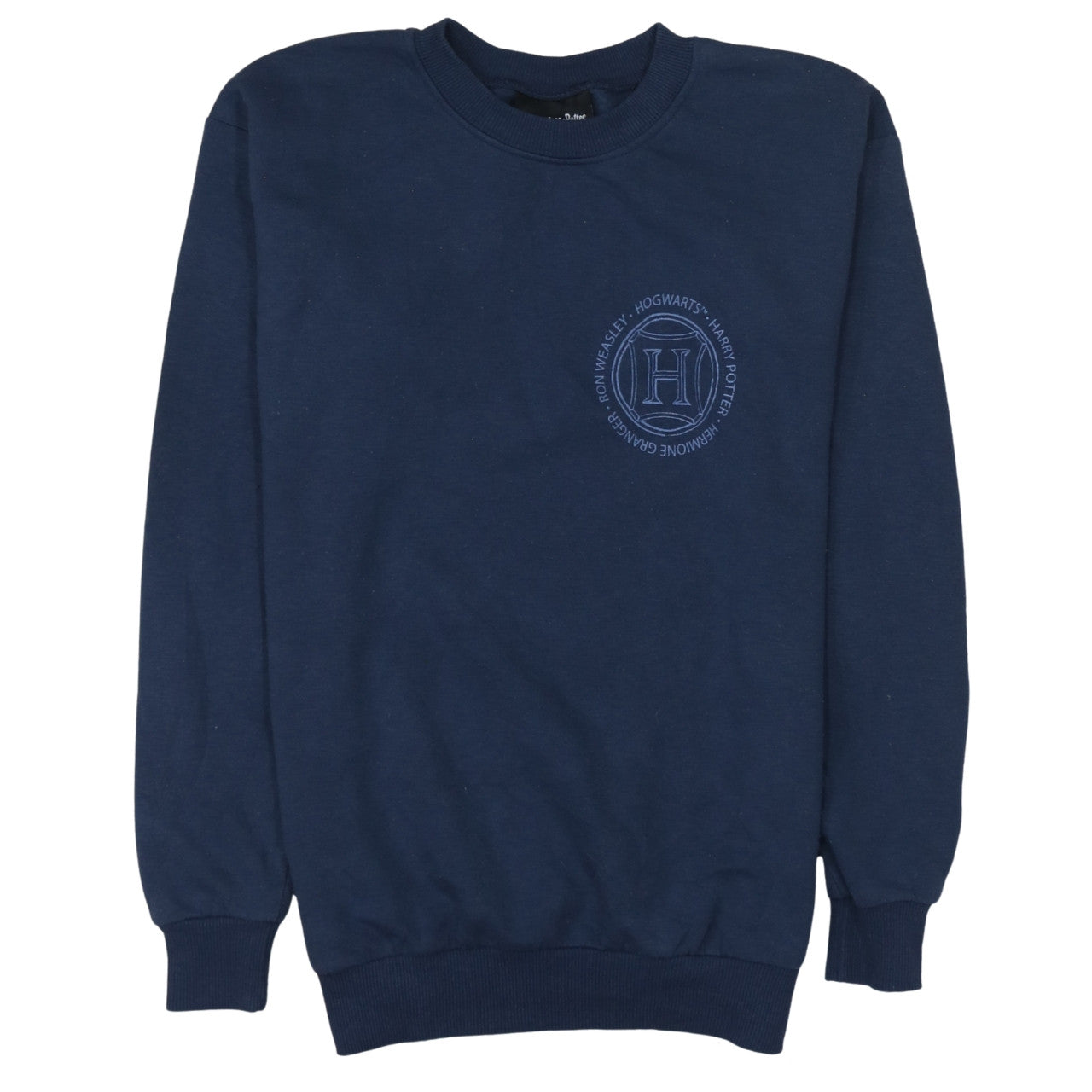 Harry Potter Women's Navy Sweatshirt by George Size S 8-10 Crew Neck Dumbledore's Army