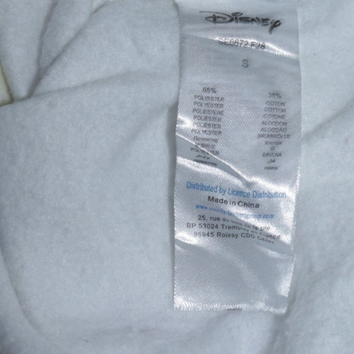 Disney Mickey Mouse Paris White Women's Small Pullover Sweatshirt