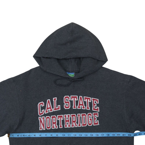 Champion Men's Grey Cal State Northridge Pullover Hoodie L
