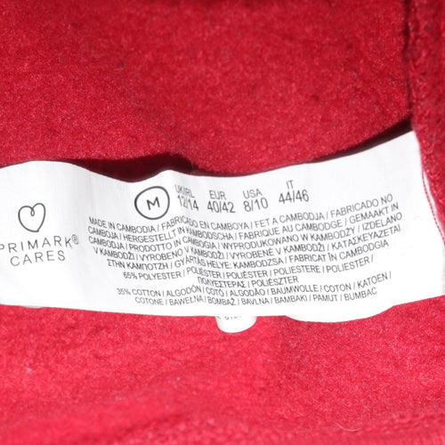 Primark NBA Chicago Bulls Red Crew Neck Sweatshirt Women’s M 12-14