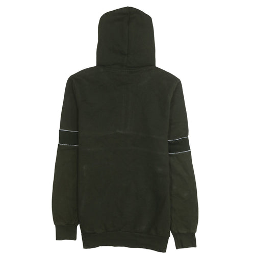 Adidas Boys Green & Grey Half Zip Hoodie Sweatshirt XL 15-16 Years