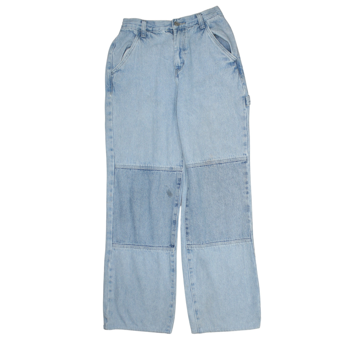 Simple Society Women's Blue Straight Leg Light Wash Jeans Size 8