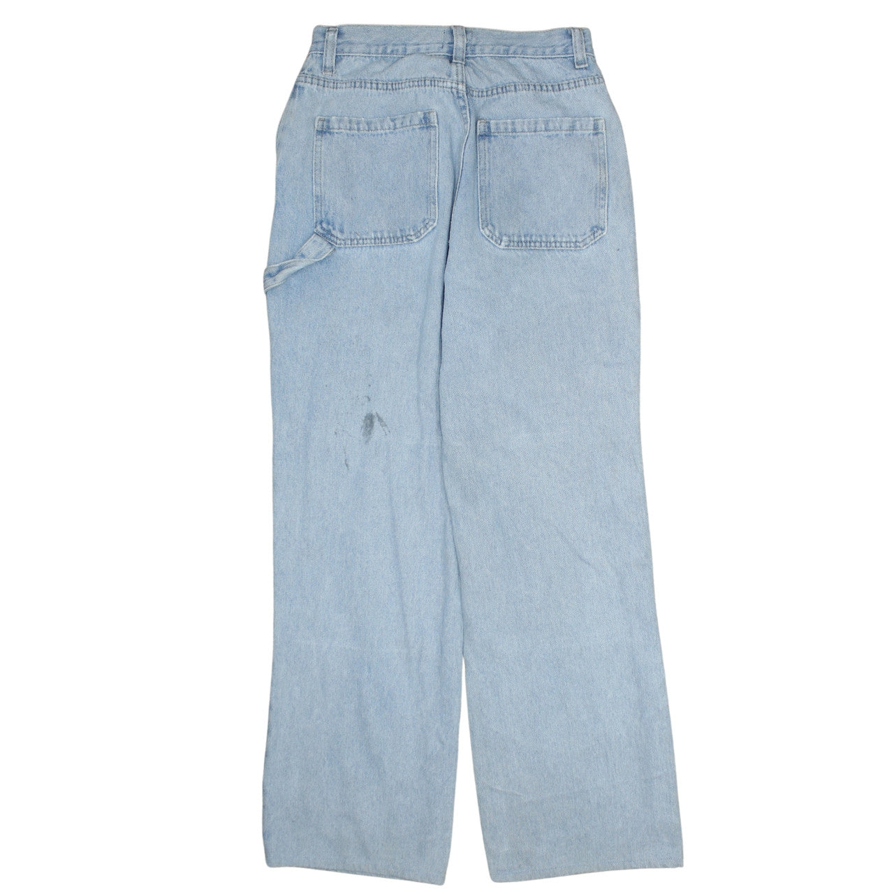 Simple Society Women's Blue Straight Leg Light Wash Jeans Size 8