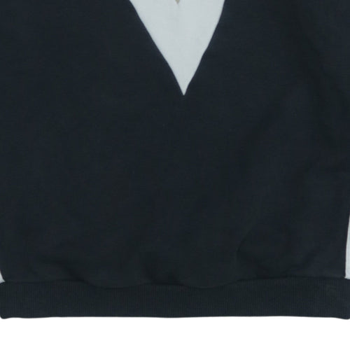 Adidas Women Beige Black Crew Neck Long Sleeve Sweatshirt UK 10