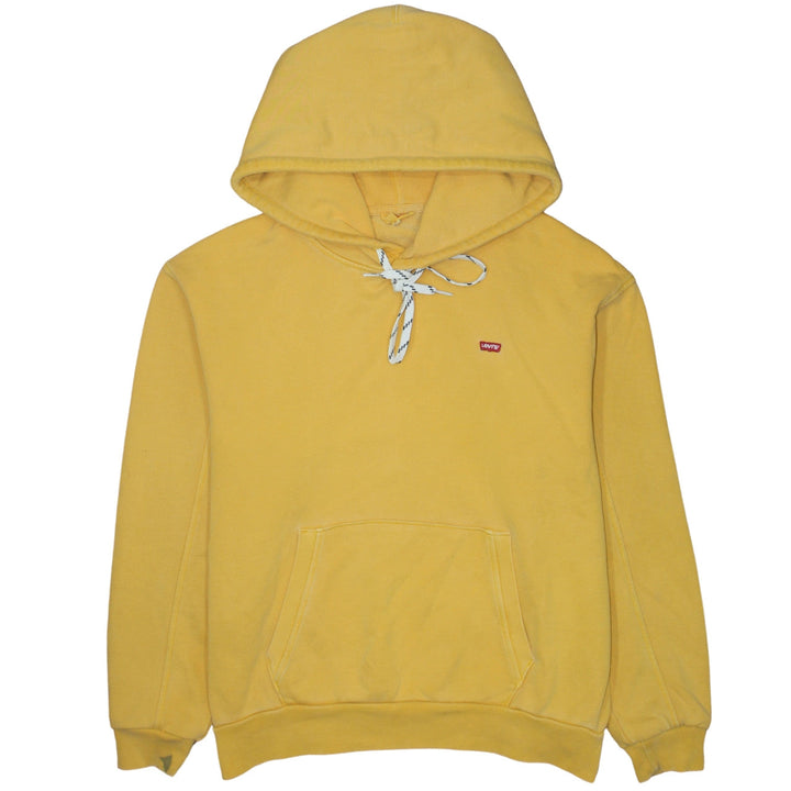 Levi's Men's Yellow Pullover Hoodie Size S Cotton Blend