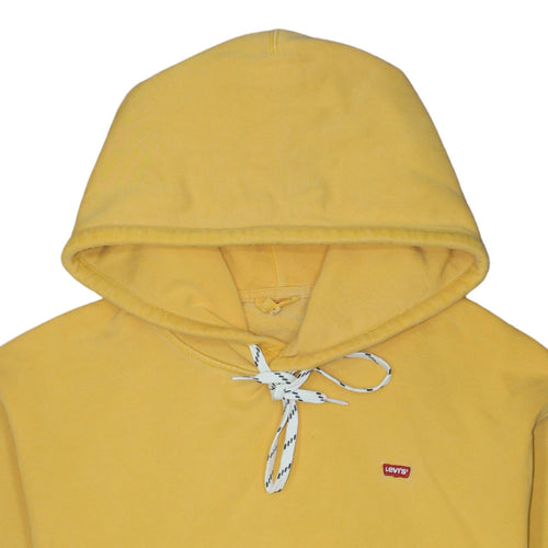 Levi's Men's Yellow Pullover Hoodie Size S Cotton Blend