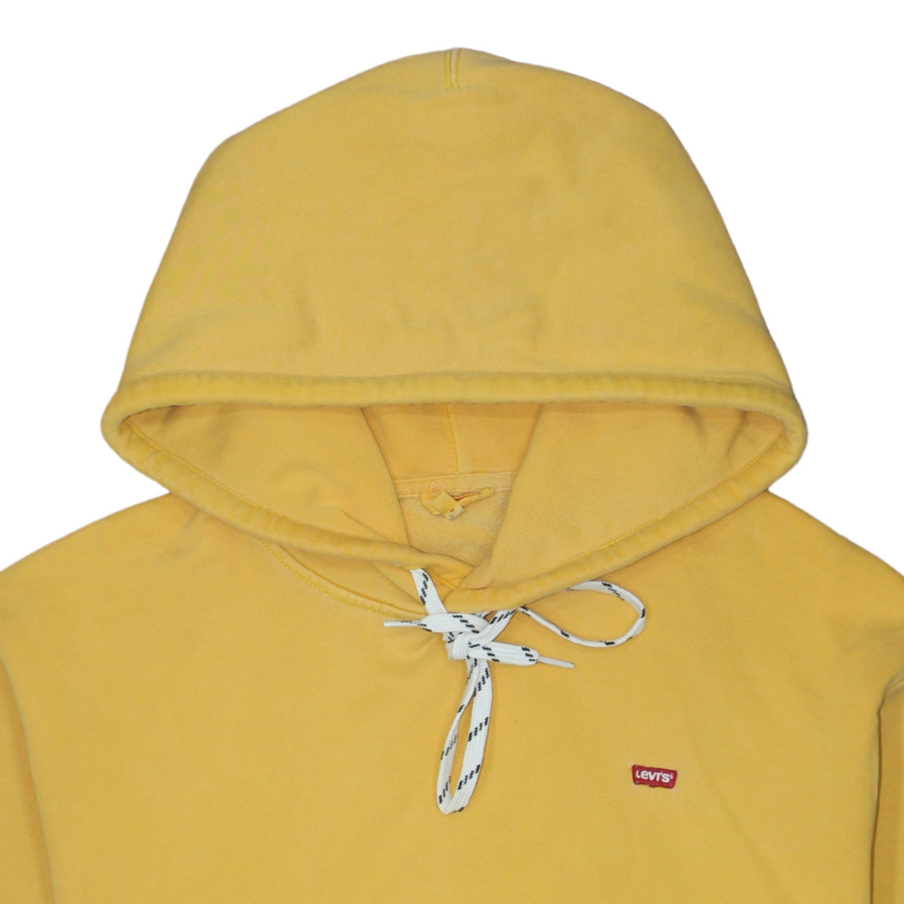 Levi's Men's Yellow Pullover Hoodie Size S Cotton Blend