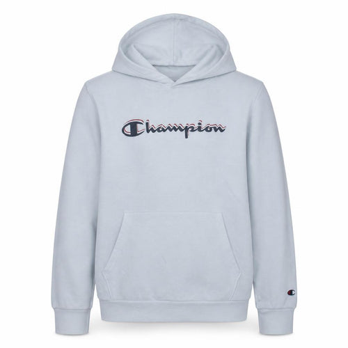 Champion Boys White Pullover Hoodie 15-16 Years Logo Fleece Sweatshirt