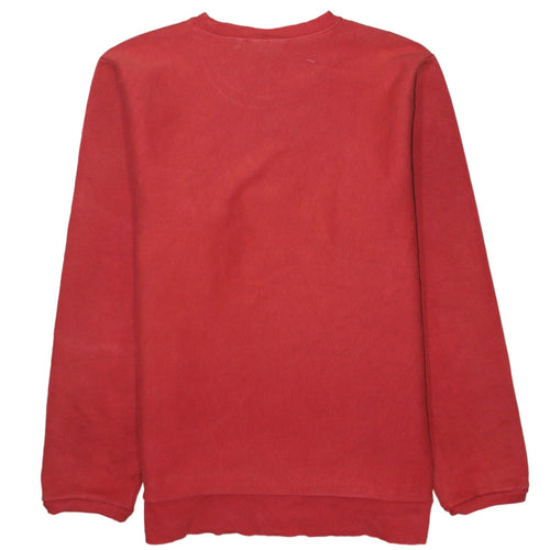 Carhartt Men's Red Crew Neck Pullover Sweatshirt Size S