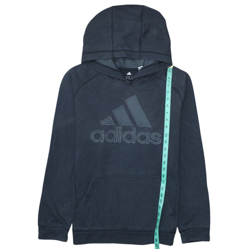 Adidas Men's Black Pullover Hoodie Size S Logo Sportswear
