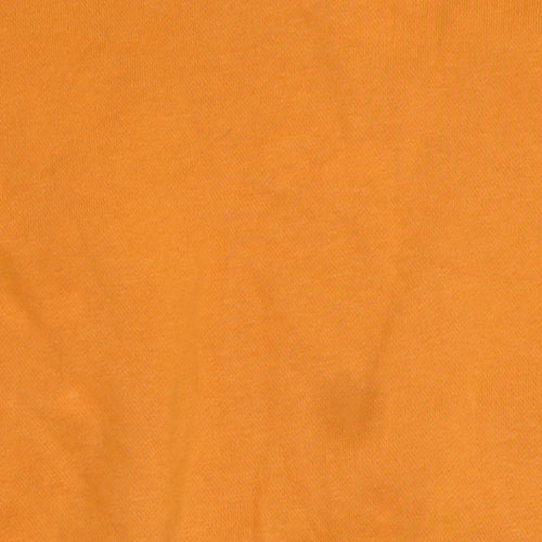 Nike Women's Orange XS Pullover Sweatshirt Crew Neck Casual Cotton